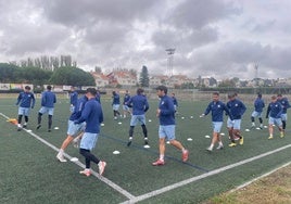 Entrenamiento de este viernes en el Tori.