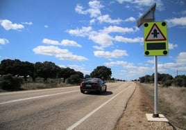 Una de las carreteras del sistema de circulación español.