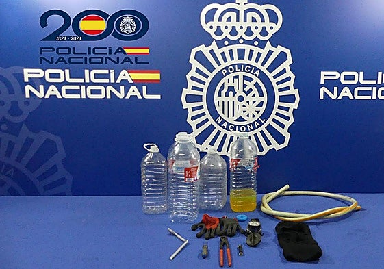 Detenido tras ser pillado 'in fraganti' robando combustible de un vehículo con un pasamontañas