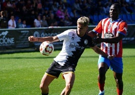 David Rabadán, en el partido contra el Lugo en el Reina Sofía