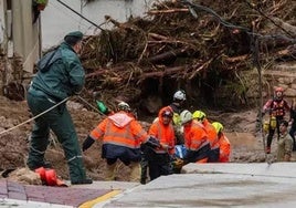 Labores de rescate por la DANA en Valencia.