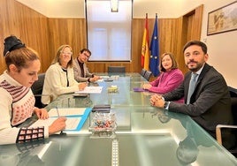 Diana Martín, María Jesús Lafuente, Alejandro Barriuso, Carmen Ávila y Fran Díaz.