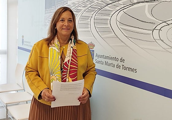 La edil de Bienestar Social, Mari Cruz Gacho.