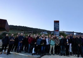 Foto de grupo de los participantes en el congreso en Siega Verde