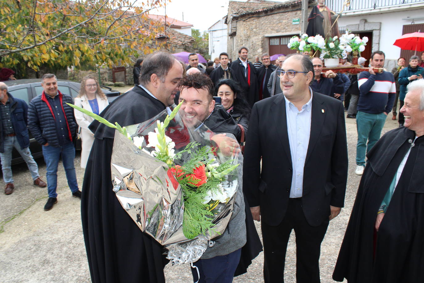 Cristóbal honra a San Martín de Tours en un día de hermanamiento con Guijuelo