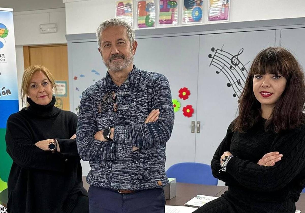 Sonia Mª Martín, Manuel Mª Rodríguez y María Heredero.