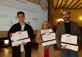 Concierto de la Banda de Música de Villamayor en la entrega de premios del Concurso Literario Intergeneracional de LA GACETA.