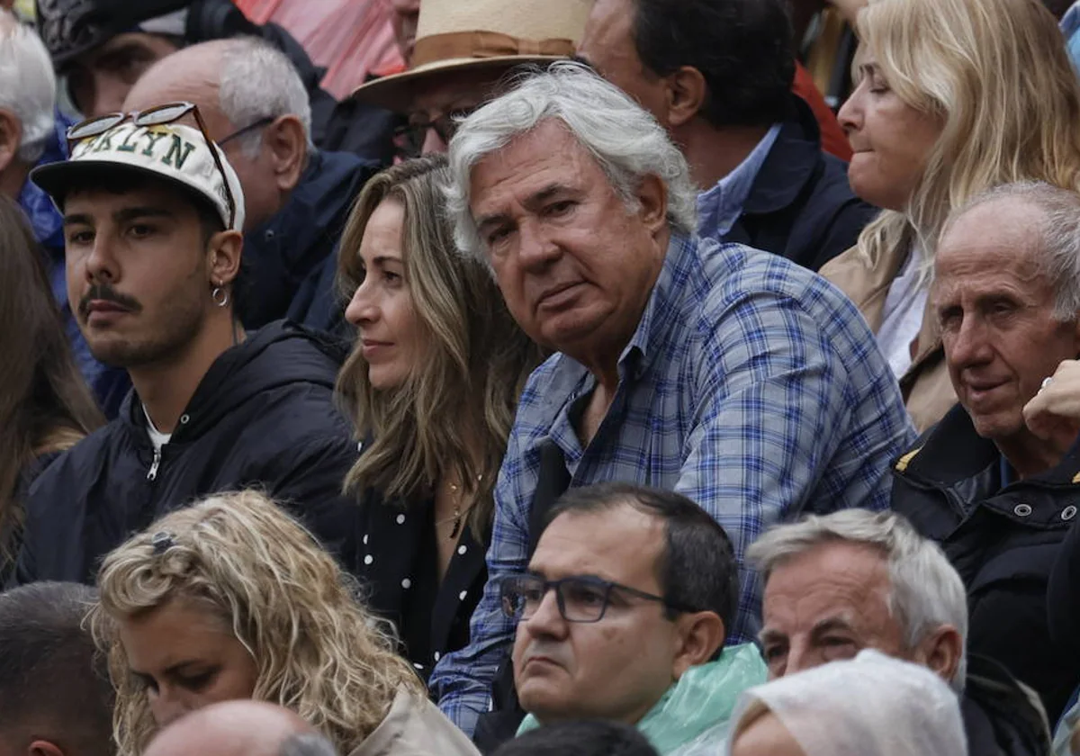 Juan Ignacio Pérez Tabernero, en los tendidos de La Glorieta.