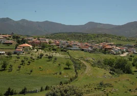 Vista general del término municipal de Agallas.