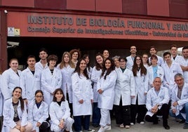 Investigadores del Instituto de Biología Funcional y Genómica.