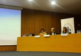 Eugenia Antolín, María José Doyagüe y María de la O.