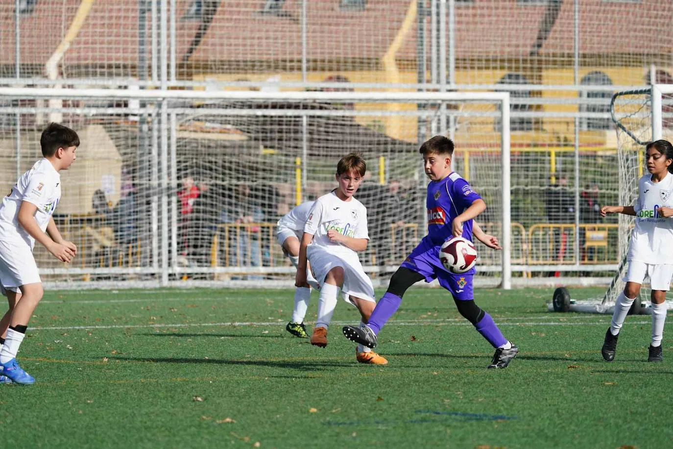 La jornada del fútbol base en Salamanca, en imágenes