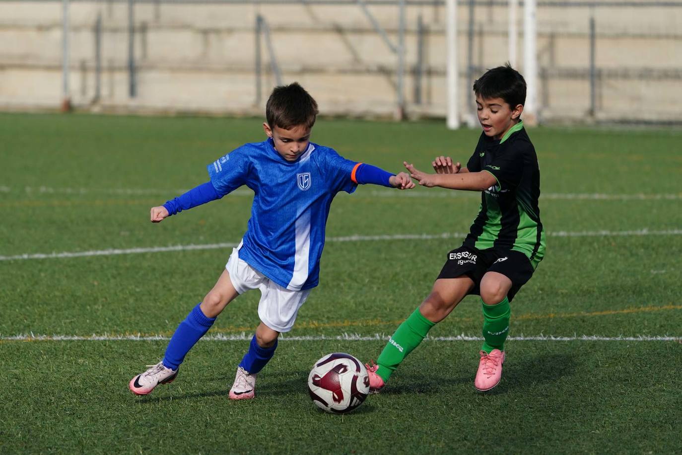 La jornada del fútbol base en Salamanca, en imágenes