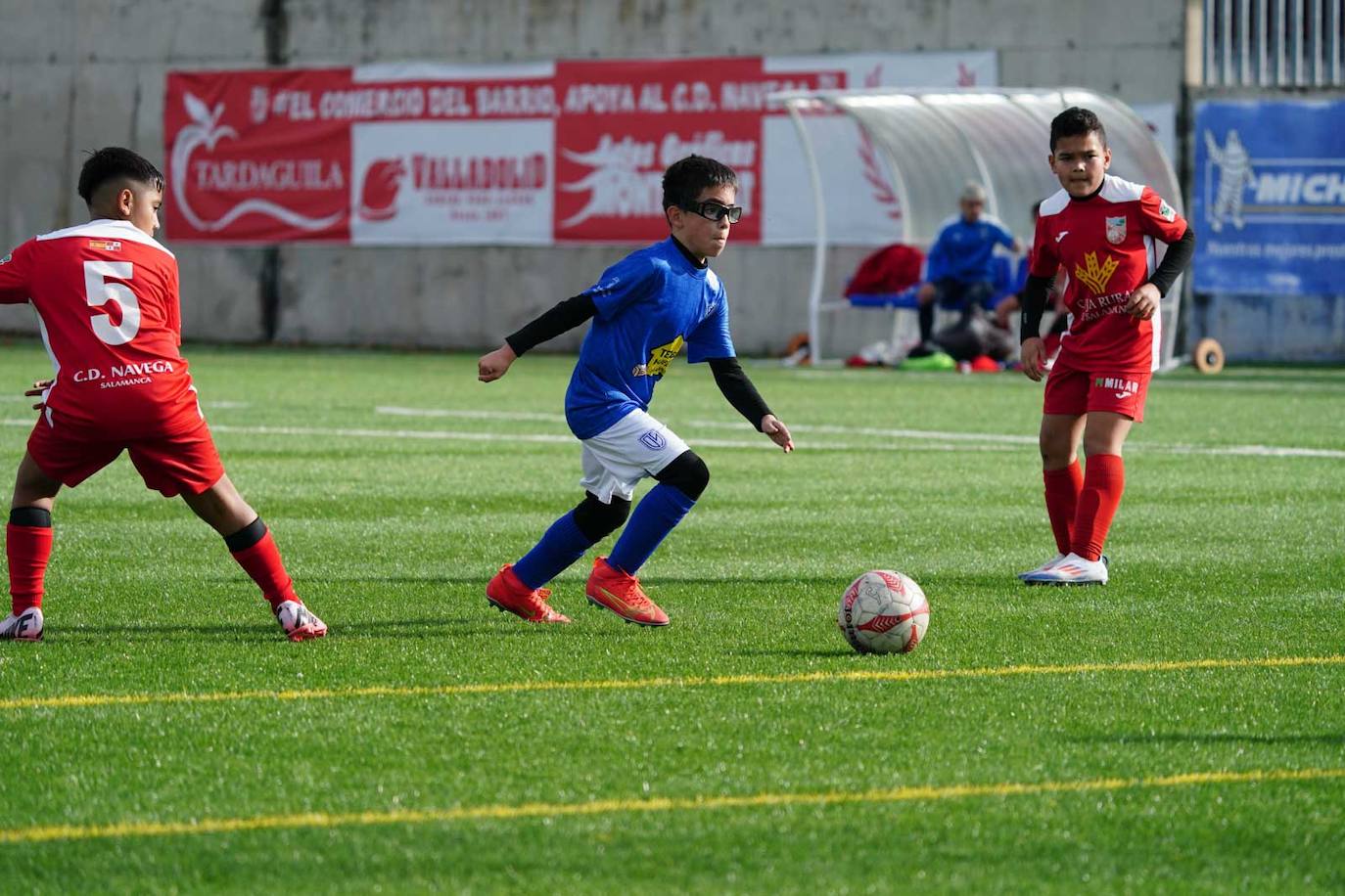 La jornada del fútbol base en Salamanca, en imágenes