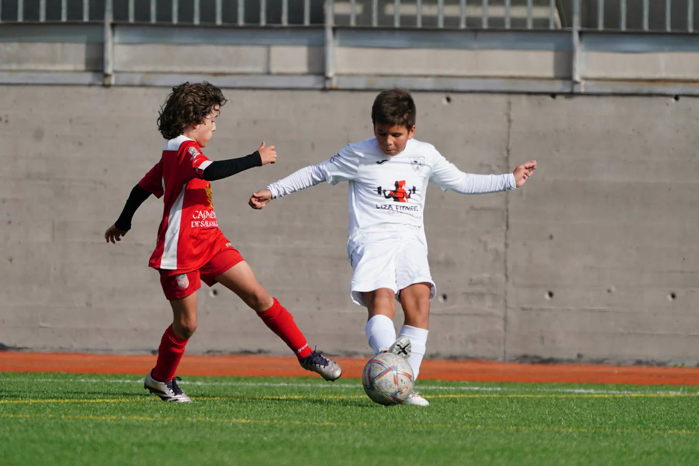 La jornada del fútbol base en Salamanca, en imágenes