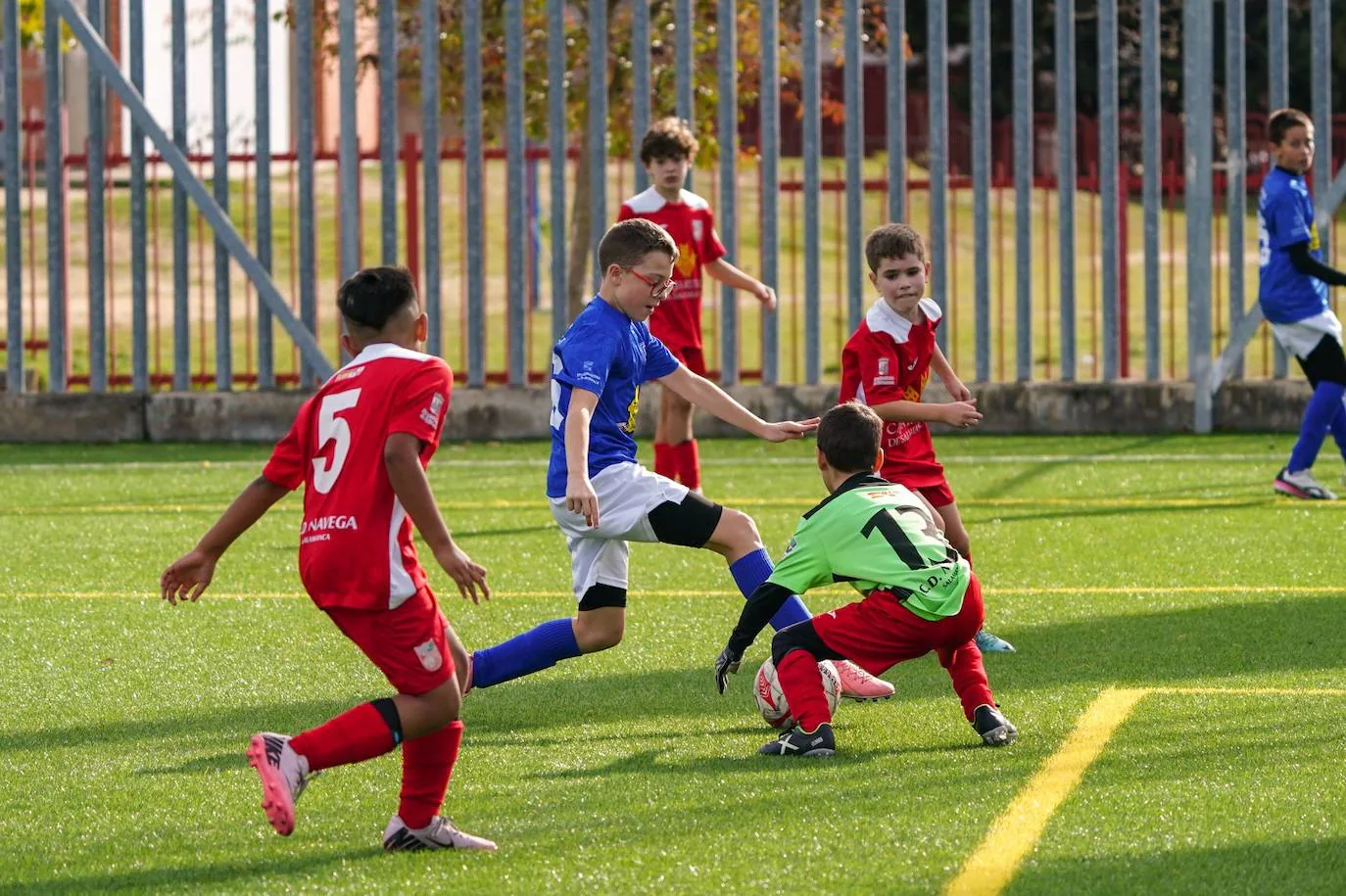 La jornada del fútbol base en Salamanca, en imágenes