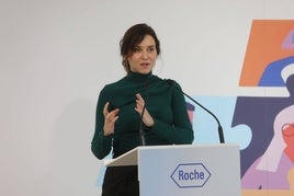 La presidenta de la Comunidad, Isabel Díaz Ayuso.