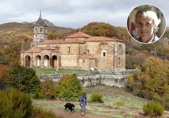 Imagen de Jesús Calleja y del pueblo de Castilla y León que ha visitado.