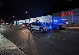 Imagen del incidente, ocurrido pasadas las 20:00 horas de este domingo.