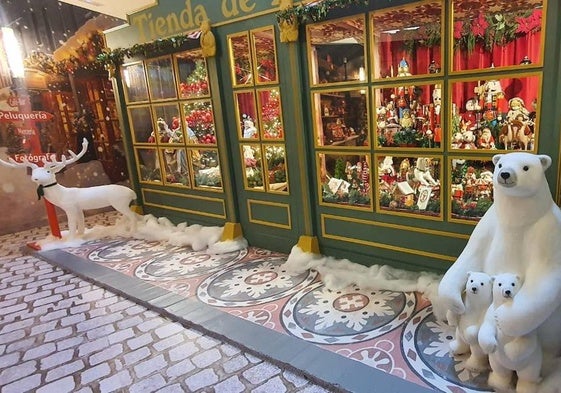 Imagen del decorado navideño de Santa Marta.