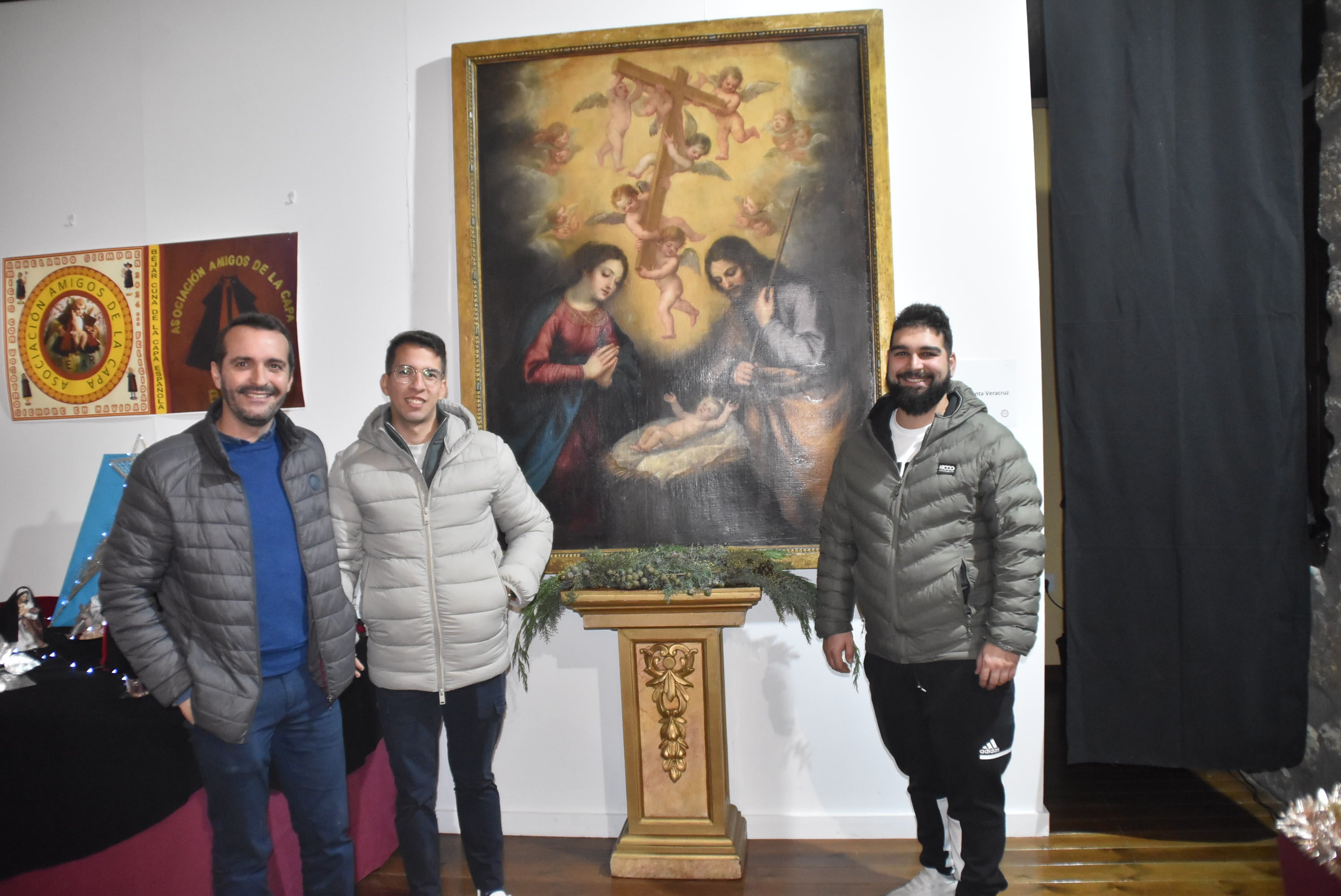 Béjar presume de tradición belenística en la muestra de la Hermandad de Jesús Nazareno