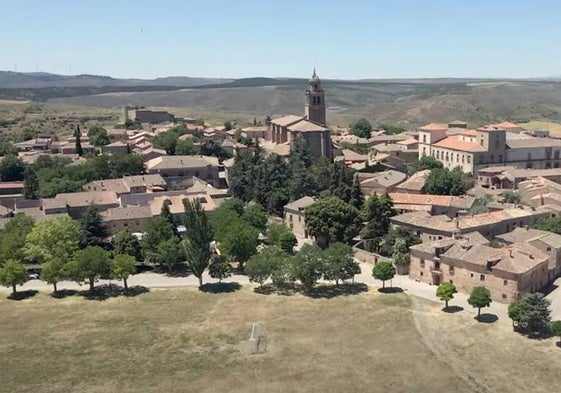 Vista aérea de Medinaceli, Soria