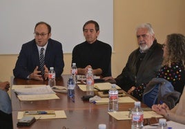 Marcos Iglesias durante el encuentro de este martes.