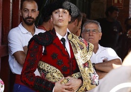 Alejandro Marcos, en el patio de cuadrillas de La Glorieta.