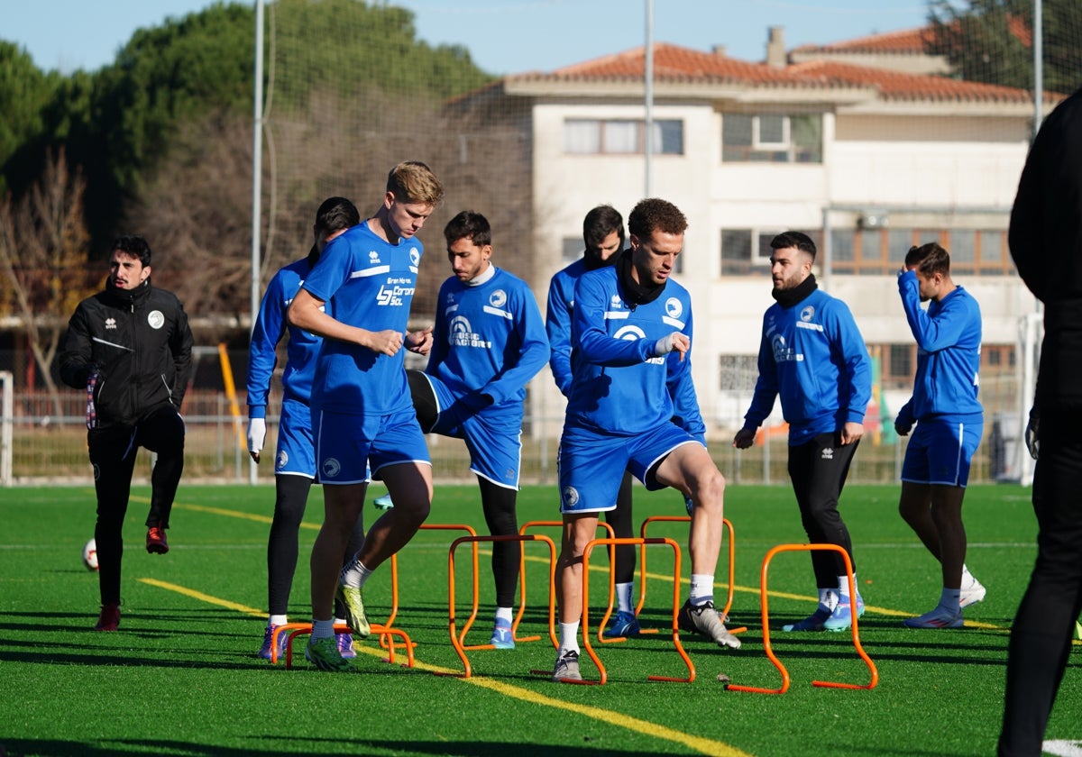Entrenamiento de esta semana en el anexo al Reina Sofía.