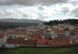 Vista general de El Payo, en El Rebollar.