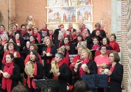 Coro en la iglesia de Paradinas de San Juan