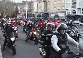 Imagen de la concentración de motos celebrada en la tarde de este sábado en Béjar