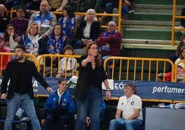 Anna Montañana, durante el partido contra el Joventut Badalona.