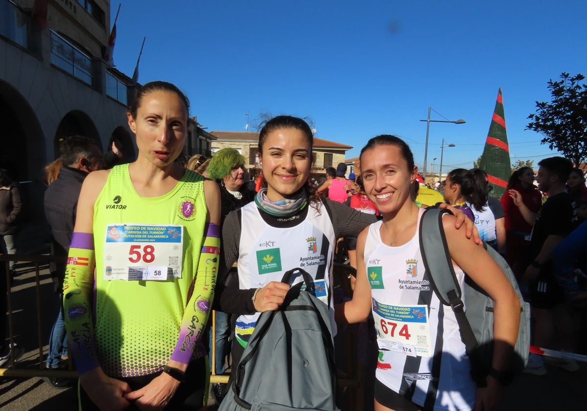 Héctor y Sara ganan la Carrera del Turrón en Babilafuente