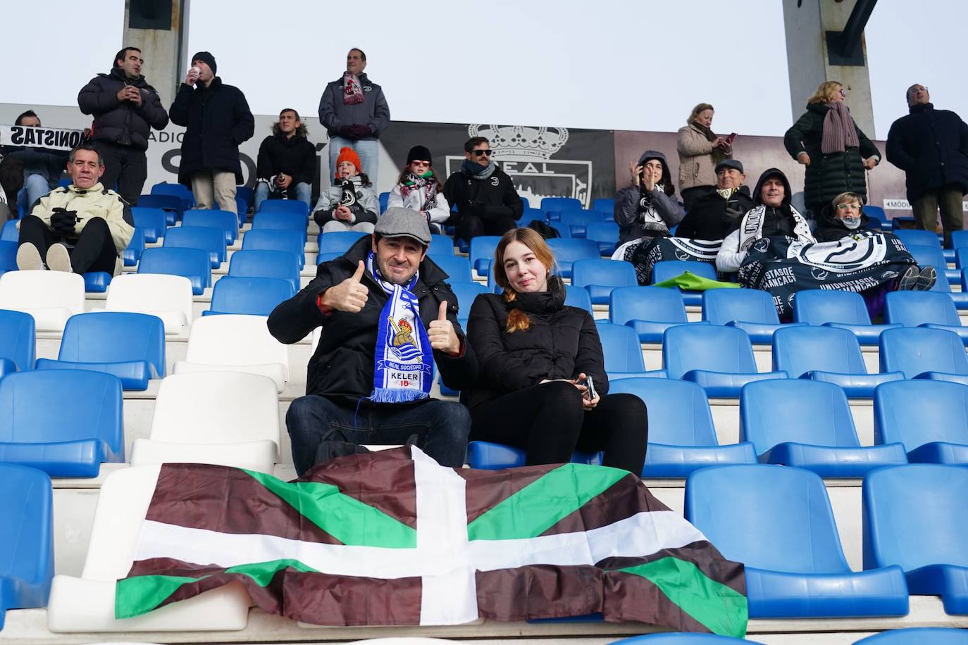 Búscate en la grada del Reina Sofía en el partido entre Unionistas y la Real Sociedad B