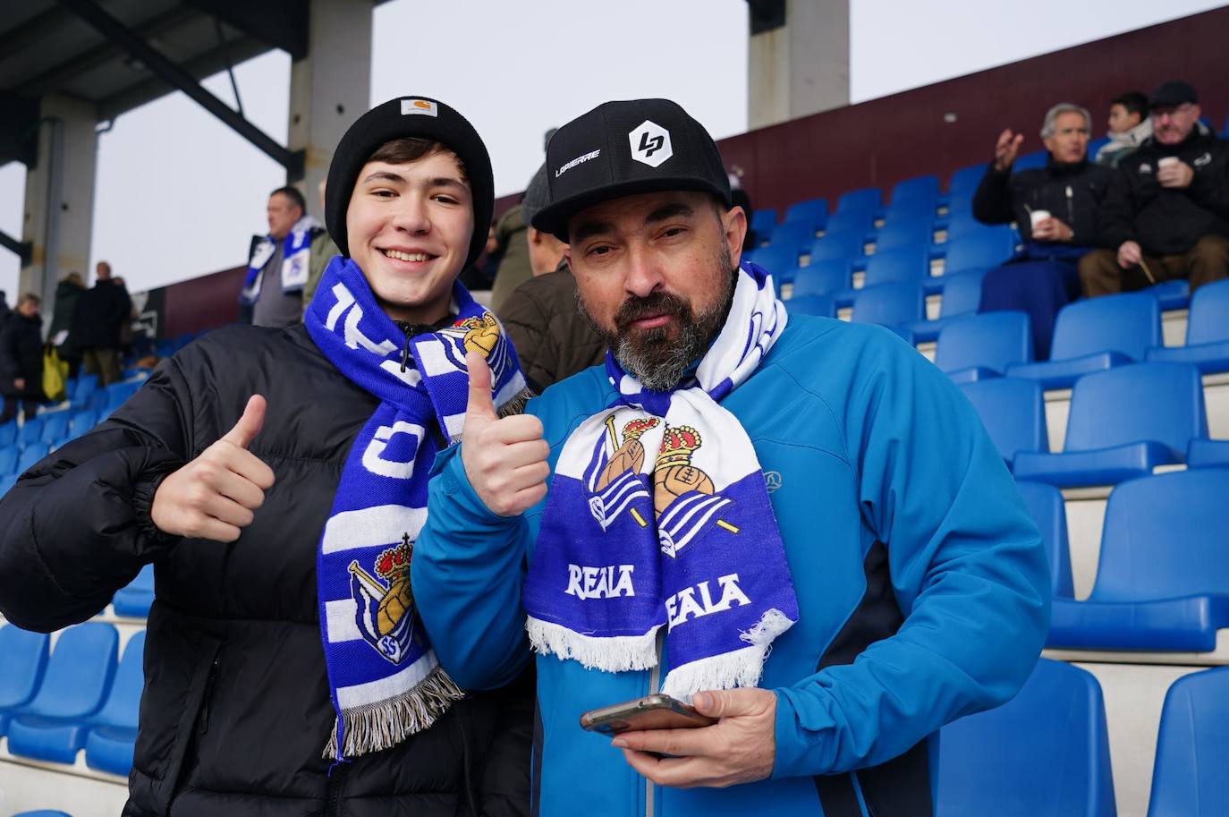 Búscate en la grada del Reina Sofía en el partido entre Unionistas y la Real Sociedad B