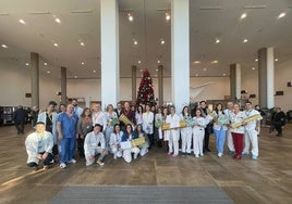 Entrega de premios a los ganadores del concurso de belenes