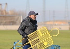 Jehu Chiapas, en un entrenamiento de esta semana.