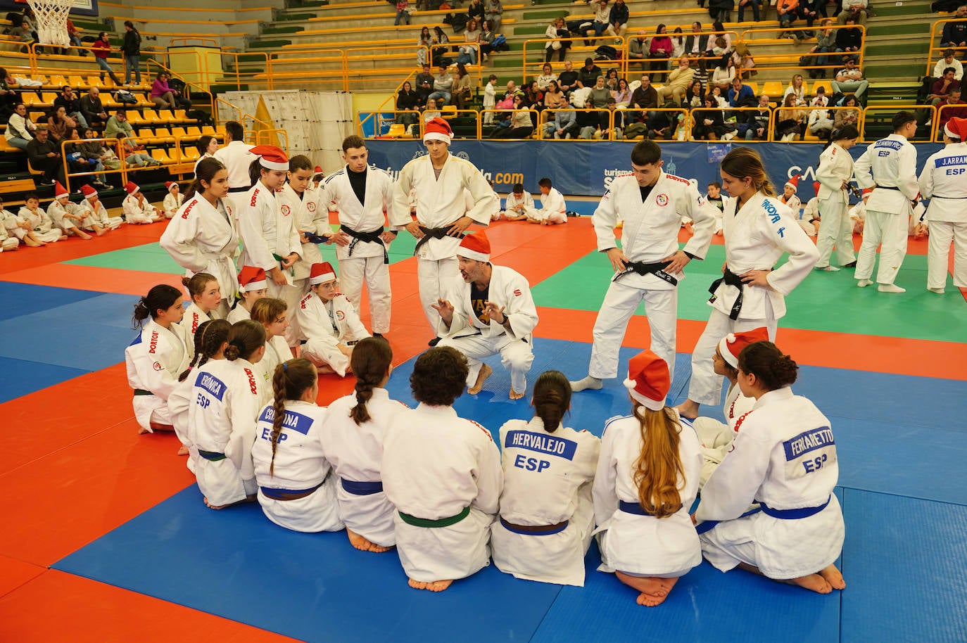 600 jóvenes judokas en el Festival de Navidad