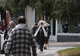 Imagen de un día de frío en Salamanca.
