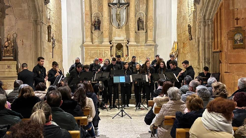 Brillante concierto de Navidad en la iglesia de Villoria