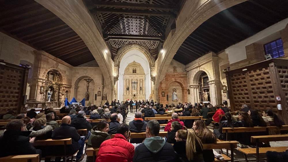 Brillante concierto de Navidad en la iglesia de Villoria