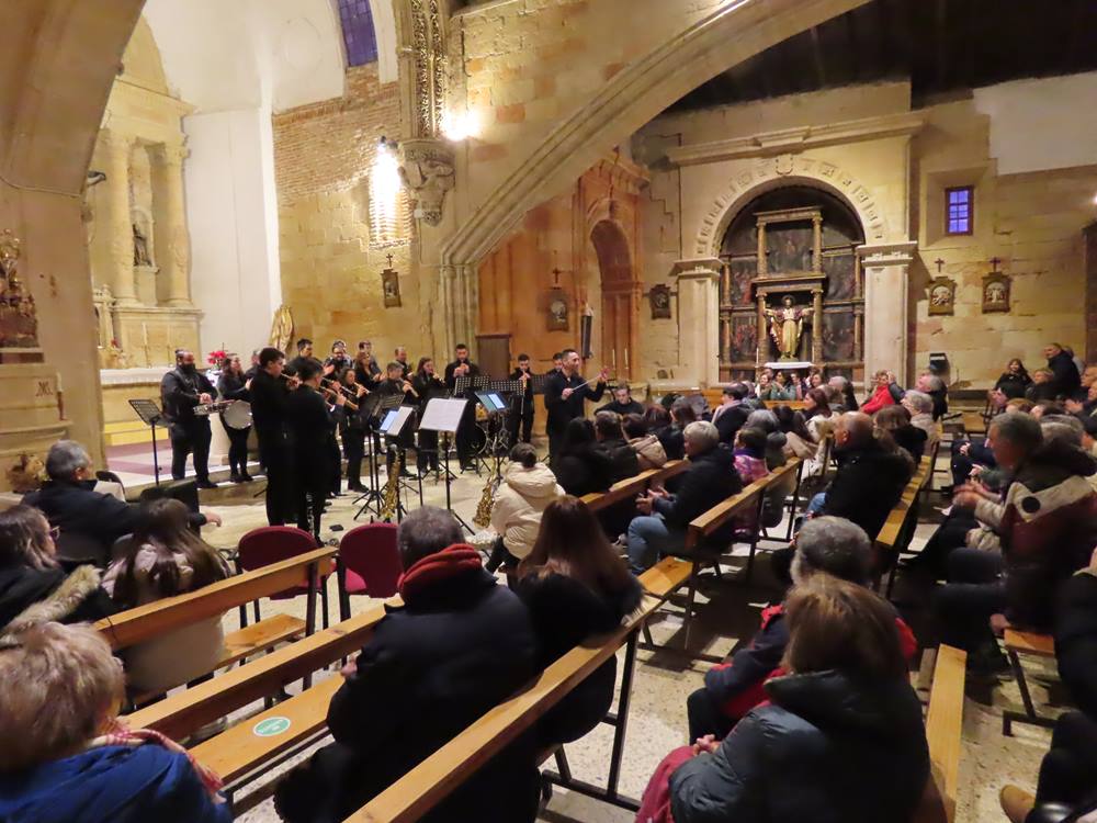 Brillante concierto de Navidad en la iglesia de Villoria