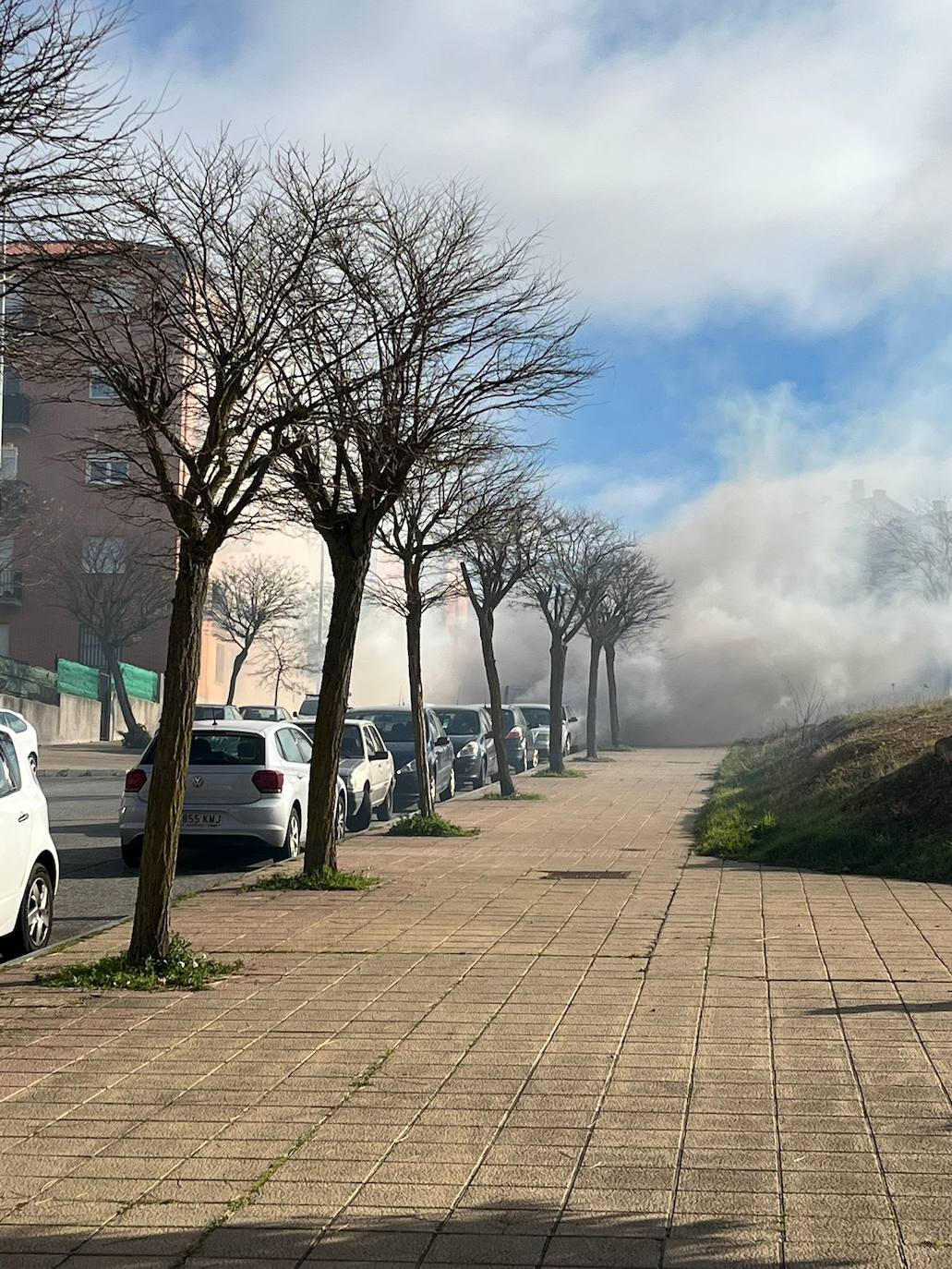 Una abundante humareda alarma a los vecinos de Los Alcaldes