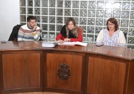 Alberto Moreno, Laura Vicente y Teresa Herrero