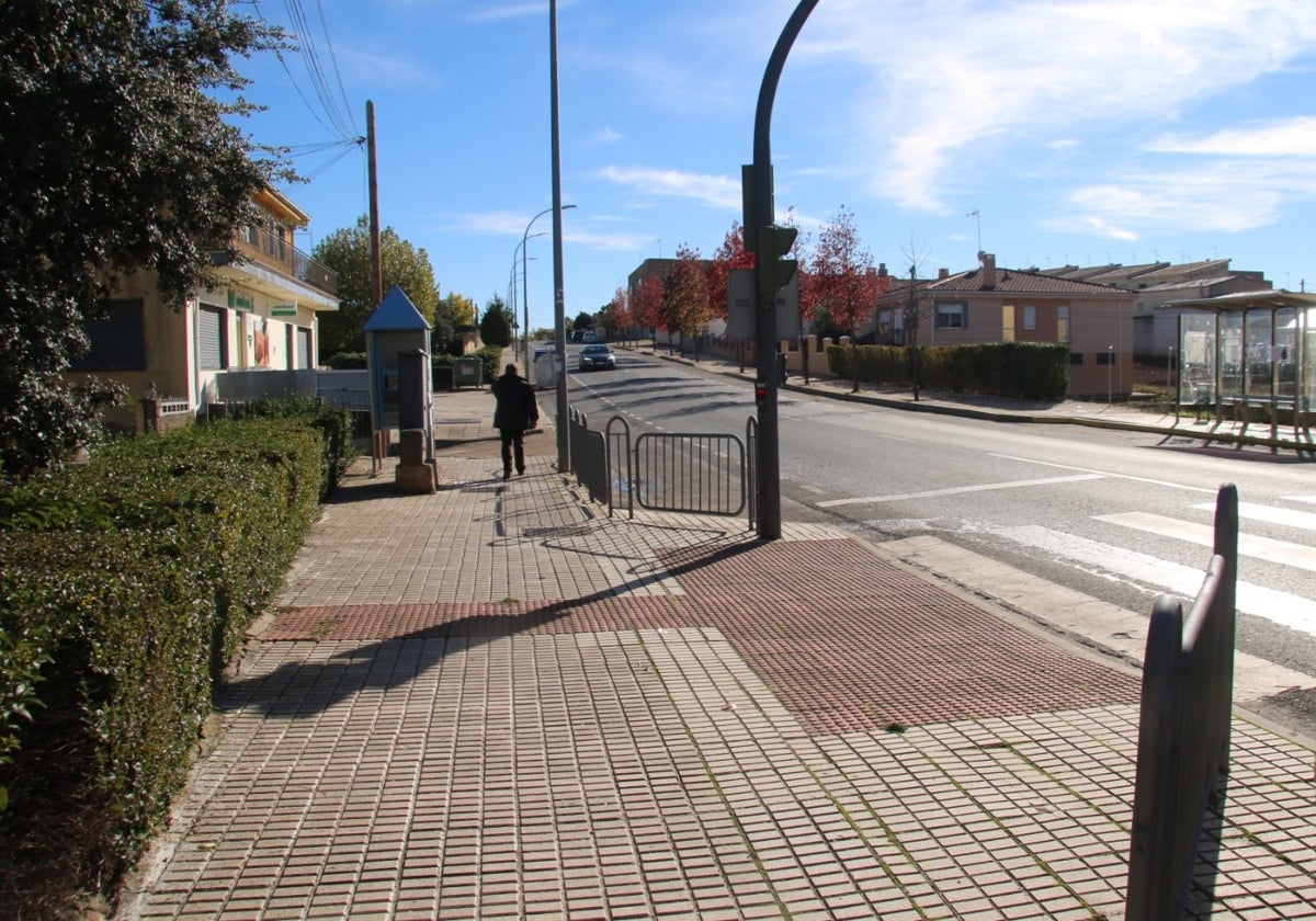 La travesía de Doñinos contará con varios pasos de peatones inteligentes.