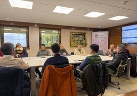 Un momento del debate del cereal en la Lonja de Salamanca.