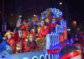 Carroza con Gaspar en Santa Marta de Tormes