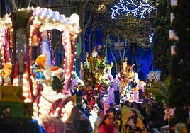 Imagen de la cabalgata en Salamanca.