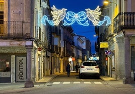 La calle Ricardo Soriano, donde se han producido los hechos, en Peñaranda.